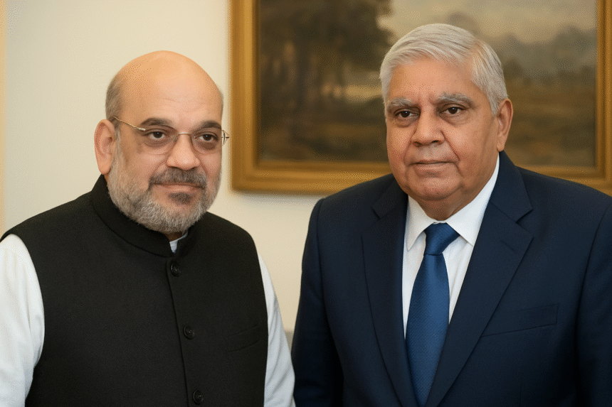 ‘Don’t stretch it’: Amit Shah on Jagdeep Dhankhar’s resignation as Vice President