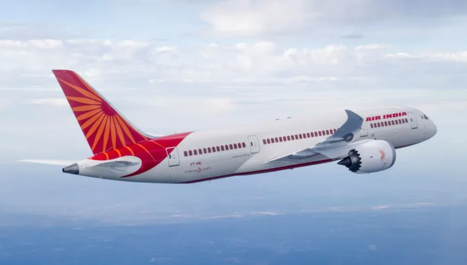 Boeing 787 aircraft of Air India on the tarmac