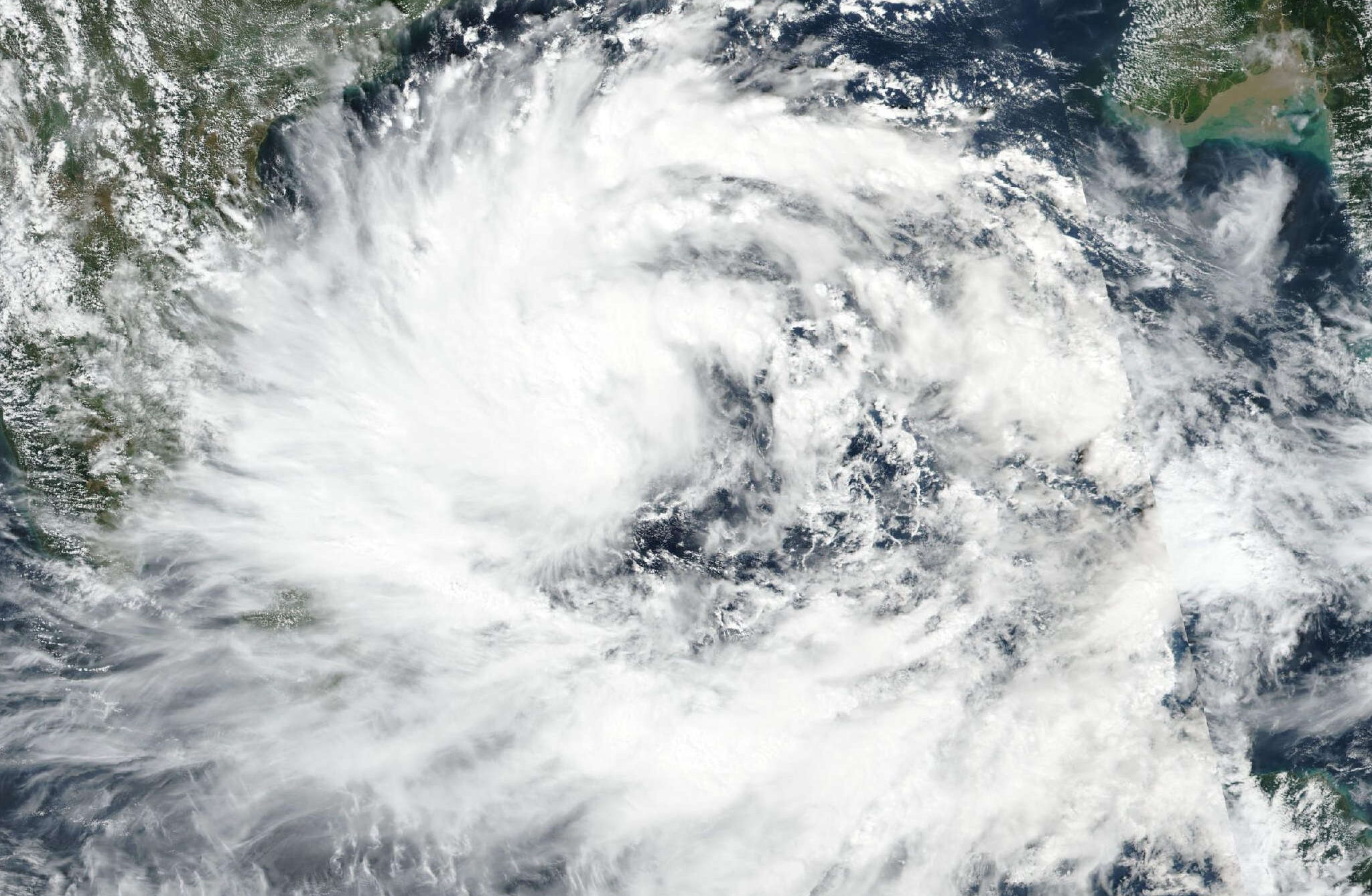 Cyclonic storm over Bay of Bengal