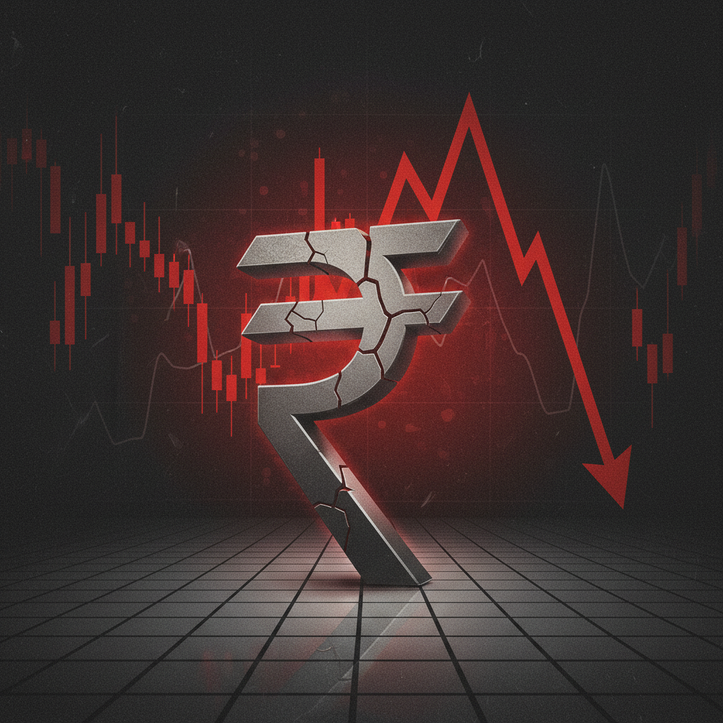 Indian rupee falling