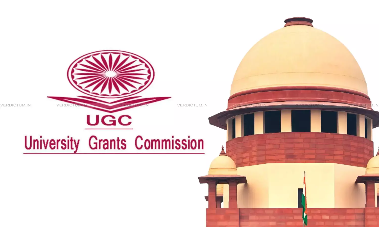 Supreme Court of India with lawyers and protesters on UGC equity regulations