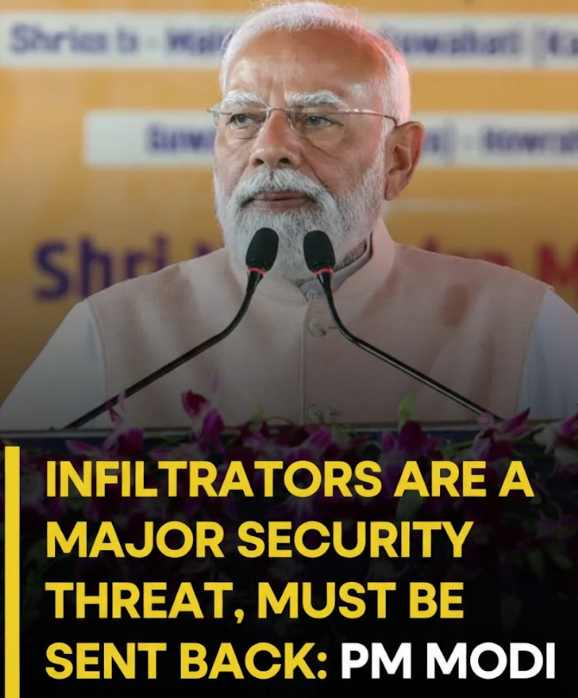 Prime Minister Narendra Modi addressing party workers at BJP headquarters