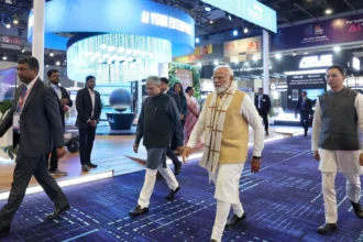 PM Modi Ushers in AI Revolution: Inaugurates India AI Impact Summit 2026 Amid Massive Turnout and Focus on Jobs, Growth