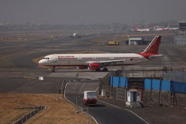 Air India jets on the apron as rising fuel costs force a hike in surcharges.