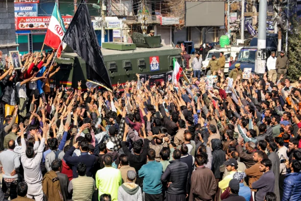 Protests Rock Kashmir Over Iran's Ayatollah Khamenei Killing in US-Israel Strike