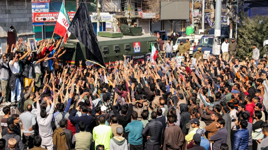 Protests Rock Kashmir Over Iran's Ayatollah Khamenei Killing in US-Israel Strike