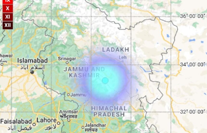 3.9‑Magnitude Earthquake Jolts Jammu & Kashmir; No Major Damage Reported