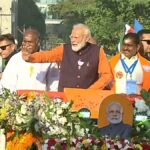 PM Modi Holds Grand Roadshow in Puducherry Amid Triangular Election Contest