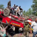 Udhampur Horror: 21 Dead, 29 Injured as bus en route to Udhampur skids off a blind curve at Kagort, crushing an auto-rickshaw before turning into a mangled heap; Army Leads Heroic Rescue