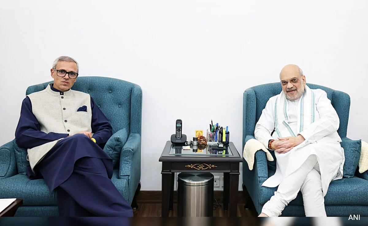 CM Omar Abdullah Meets Home Minister Amit Shah: