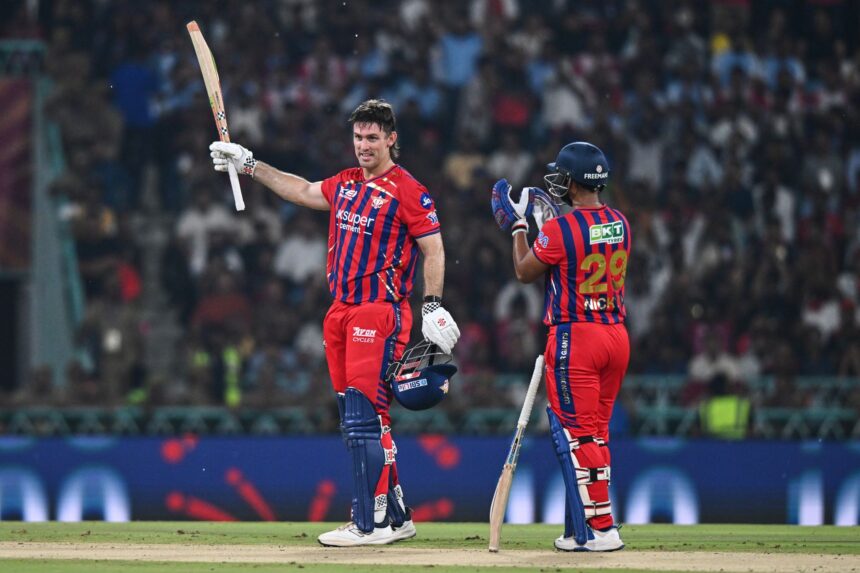 Lucknow Lions Roar Again: Mitchell Marsh’s Century Stuns RCB; Playoff Math Gets Complicated