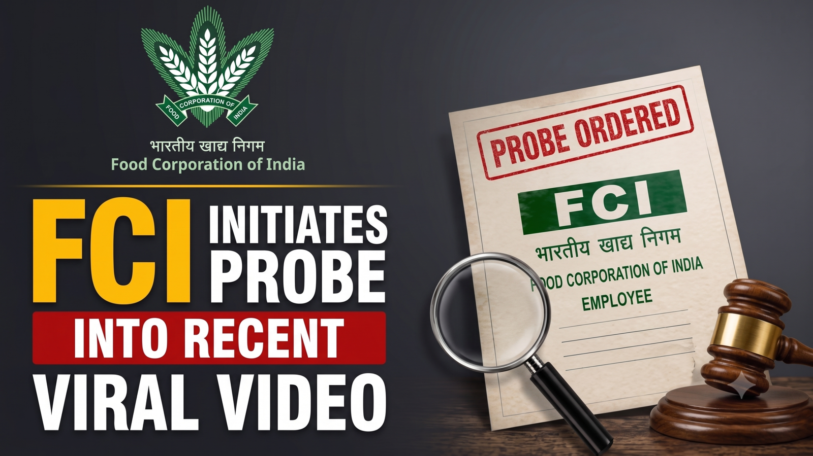 FCI Launches Probe After Viral Clip Shows Purported Female Staffer Making Objectionable Remarks on Kashmir