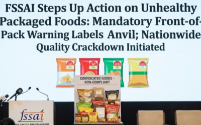 FSSAI Steps Up Action on Unhealthy Packaged Foods Mandatory Front-of-Pack Warning Labels on Anvil; Nationwide Quality Crackdown Initiated