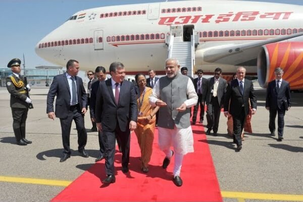 PM Modi Lands in Tashkent on High-Stakes Central Asia Tour: President Mirziyoyev Extends Special Airport Welcome