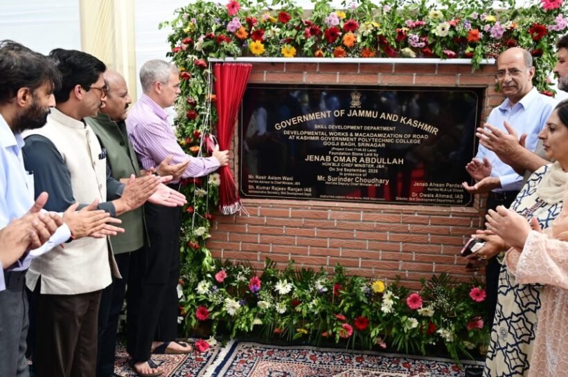 CM Omar Abdullah Lays Foundation for Development Works at Kashmir