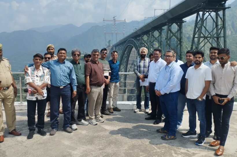 Ahmedabad Media Delegation Inspects 3 Iconic Engineering Marvels in Reasi: Chenab, Anji & Salal