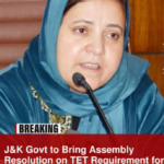 J&K Govt to Move Resolution in Assembly Against TET Mandate: Education Minister Sakina Itoo