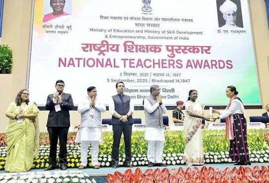Saluting Nation Builders: 82 Exceptional Educators Honoured with National Teachers' Awards at Vigyan Bhawan