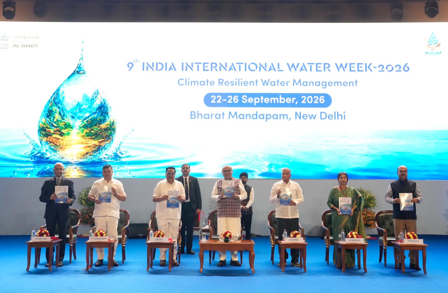 Vice-President C. P. Radhakrishnan Inaugurates 9th India International Water Week 2026