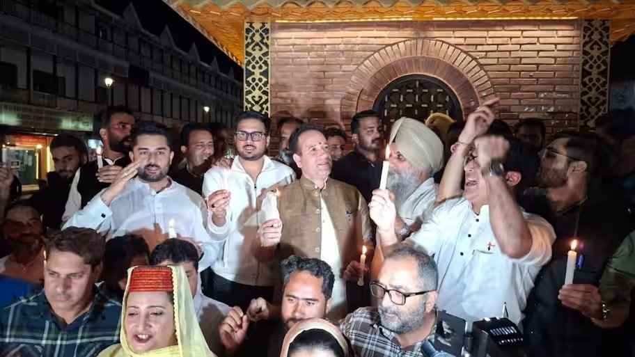 ‘Ashirwad Ka Diya’: BJP Workers Light Lamps at Srinagar’s Historic Lal Chowk on PM Modi’s 76th Birthday
