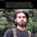‘You Can Run But Can’t Hide’: LeT Terrorist Neutralised in Budgam Encounter Identified as Pakistani National ‘Yasir’