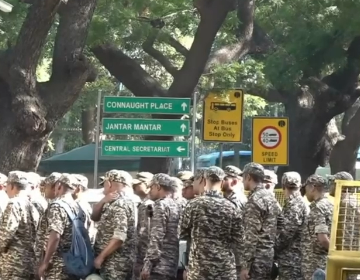 Central Delhi Turned into Fortress as INDIA Bloc Marches to Election Commission; Rapid Action Force Deployed Amid Electoral Roll Row