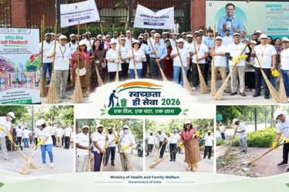 Union Ministry of Health and Family Welfare Organises Shramdaan under ‘Swachhata Hi Seva 2026’
