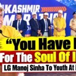 Youth Ran for India’s Soul, Spirit of New J&K: LG Manoj Sinha at Kashmir Marathon